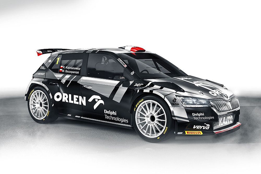 Kajetan Kajetanowicz, Maciej Szczepaniak, Skoda Fabia Rally2 evo