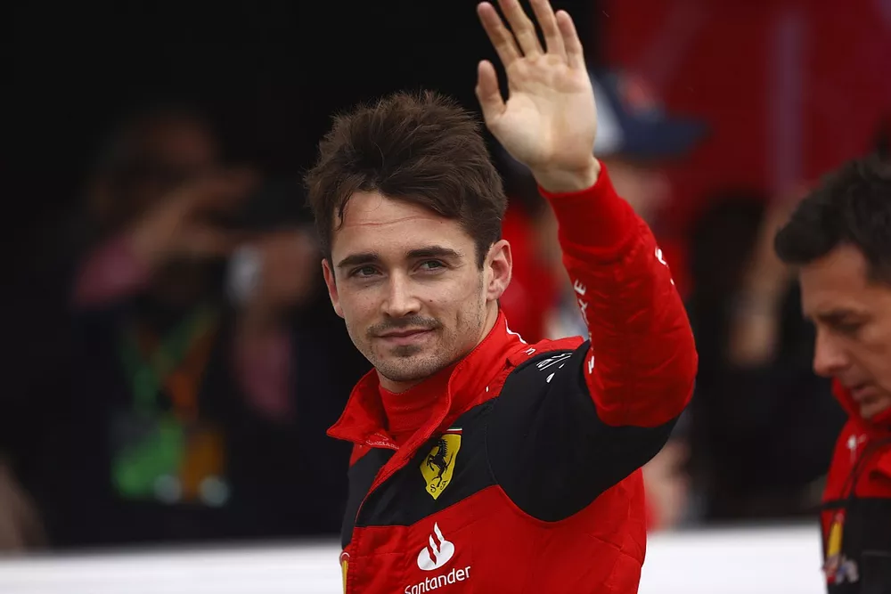Charles Leclerc, Ferrari, waves