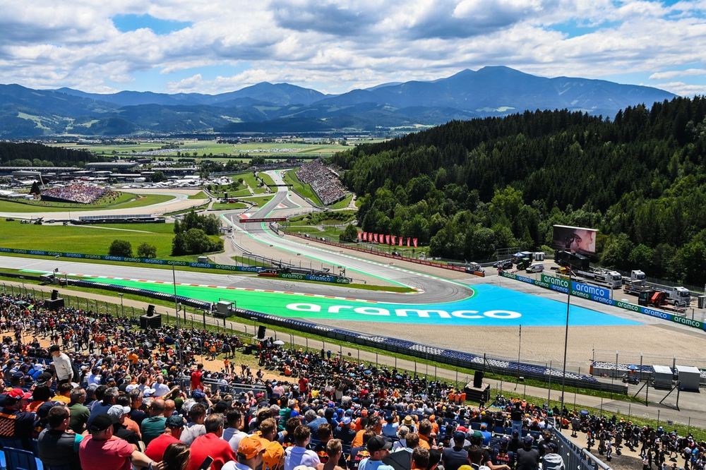 A scenic view of the Red Bull Ring