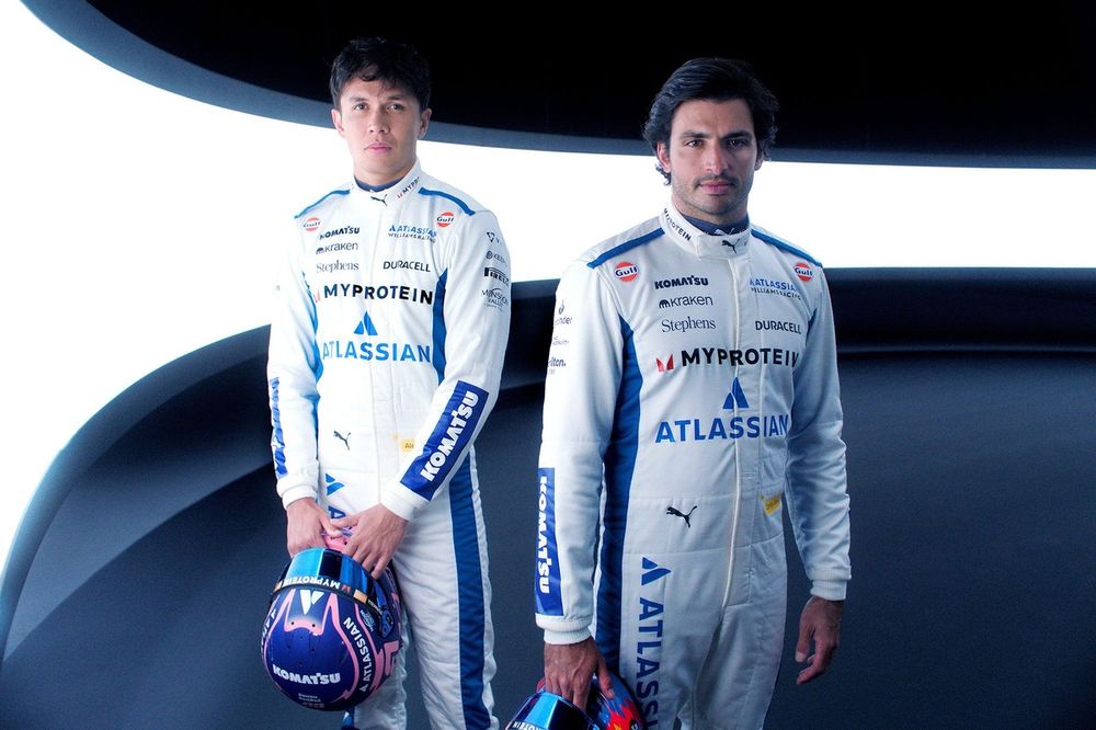 Alex Albon, Carlos Sainz, Atlassian Williams Racing
