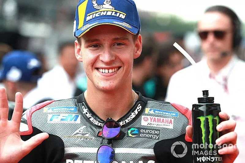 Le poleman Fabio Quartararo, Petronas Yamaha SRT
