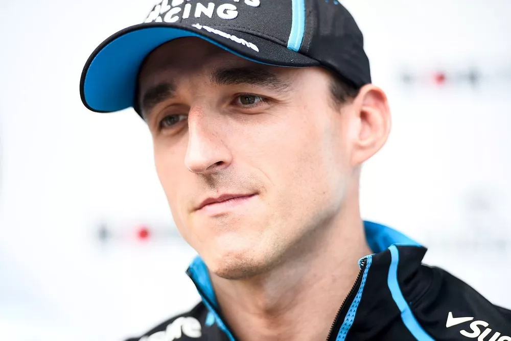 Robert Kubica, Williams Racing speaks to the media 