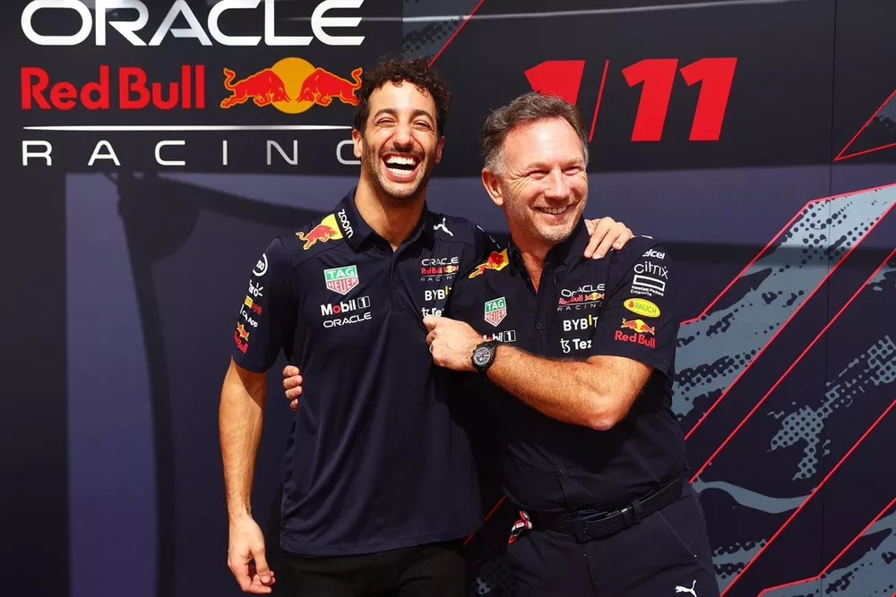Daniel Ricciardo, Red Bull Racing, Christian Horner, Team Principal, Red Bull Racing
