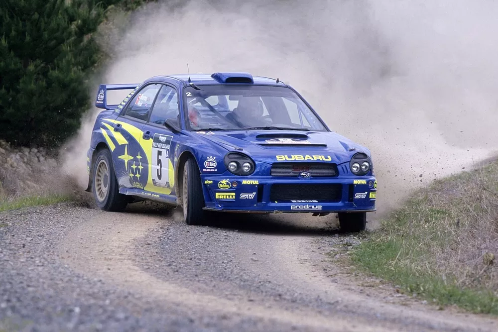Richard Burns au Rallye de Nouvelle-Zélande 2001