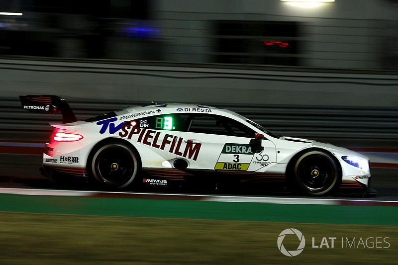 Di Resta se lleva la primera pole nocturna del DTM bajo la lluvia
