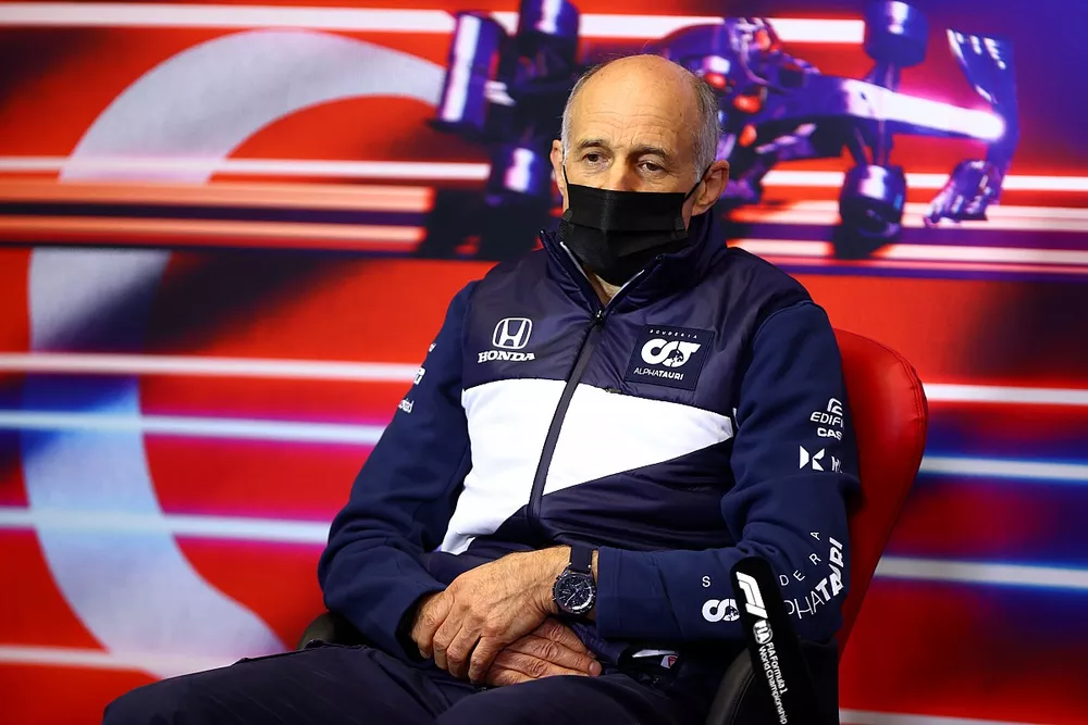 Franz Tost, team principal, AlphaTauri, en conf&eacute;rence de presse