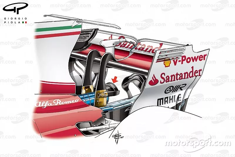 Ferrari SF70H double monkey seat, captioned