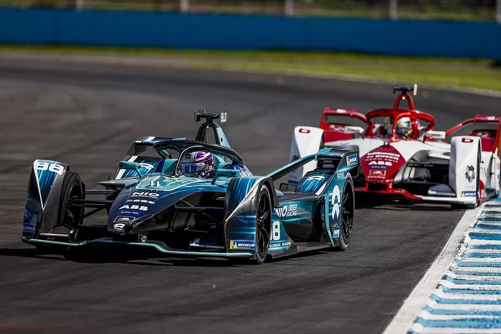 Tom Blomqvist, NIO 333 001, Joel Eriksson, Dragon Penske Autosport, Penske EV-5
