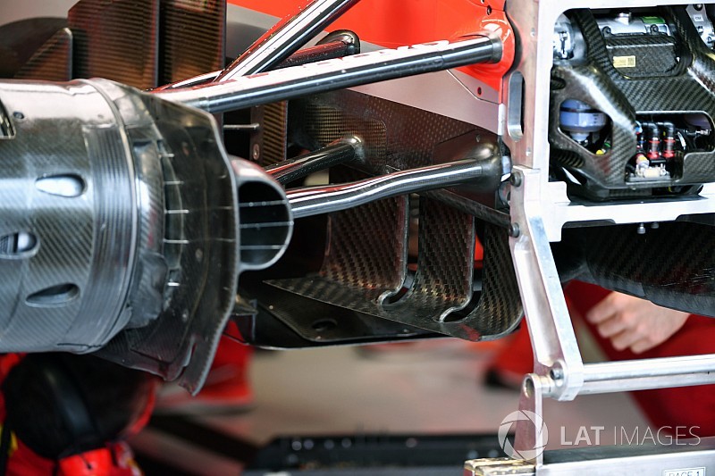 GALERÍA TÉCNICA: las actualizaciones de los F1 para Monza