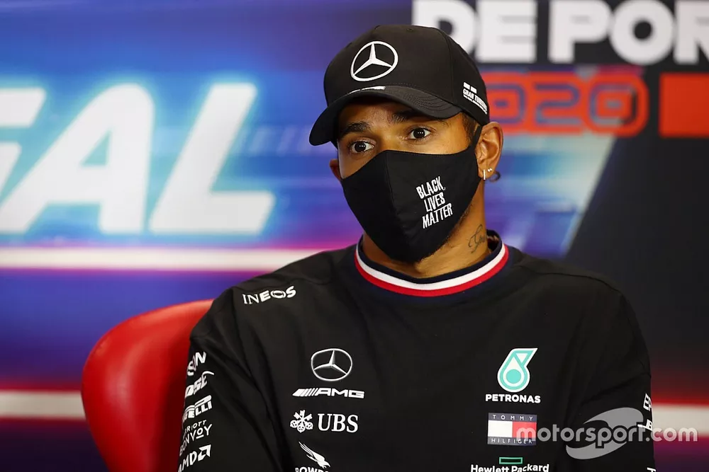 Lewis Hamilton, Mercedes-AMG F1 en conf&eacute;rence de presse