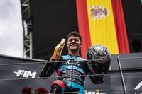 Dani Holgado ya piensa en "ir a por el t&iacute;tulo" en 2026 tras su primer podio en Moto2