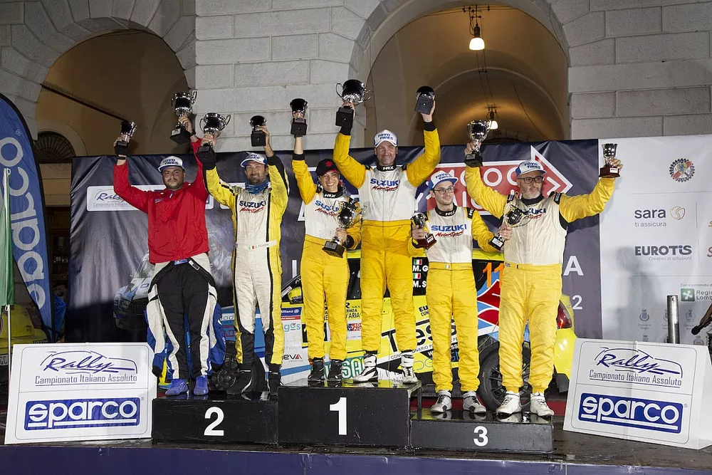 Il podio del Rally 1000 Miglia