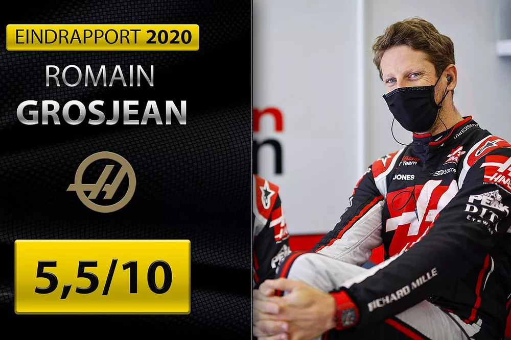 Eindrapport Formule 1 2020: Romain Grosjean, Haas