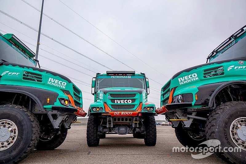 Dakar 2019: gli Iveco del team De Rooy con cambio automatico e più freno motore FPT