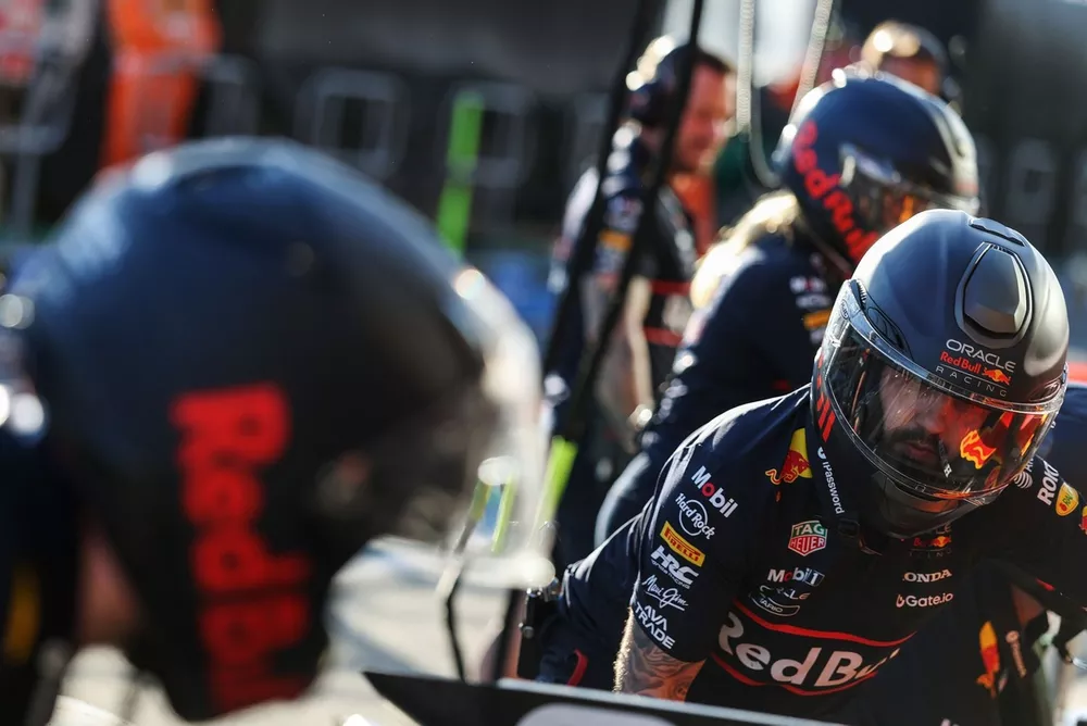 Red Bull Racing pitstop