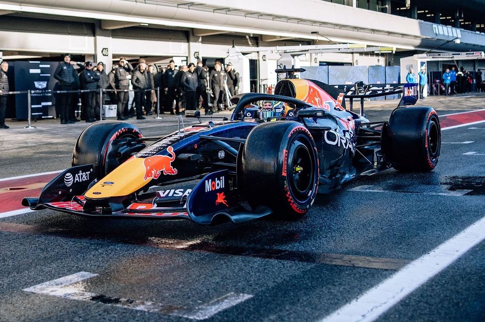 Red Bull RB22 Barcelona test