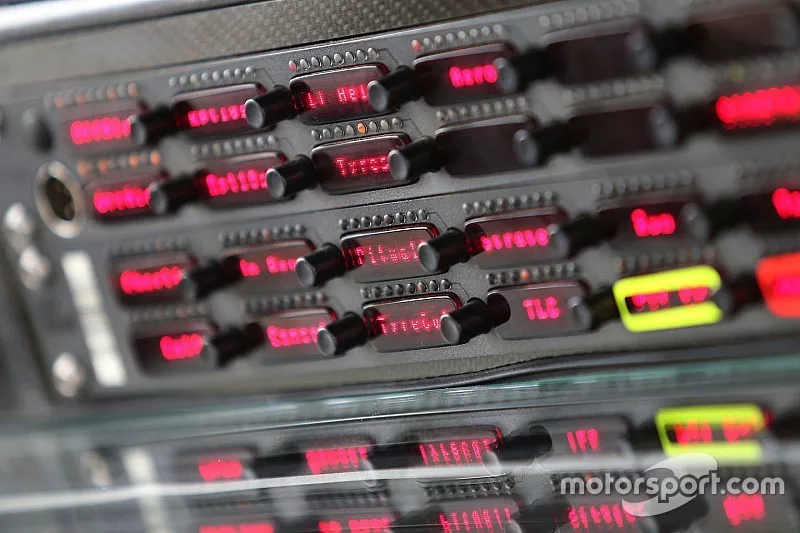 Radio on team pitwall