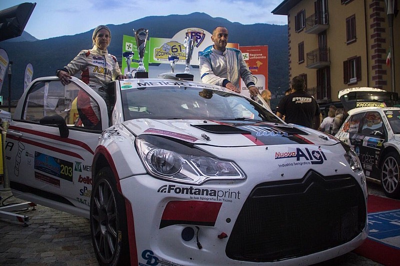 Moira Lucca sul podio al Rally Coppa Valtellina Nazionale