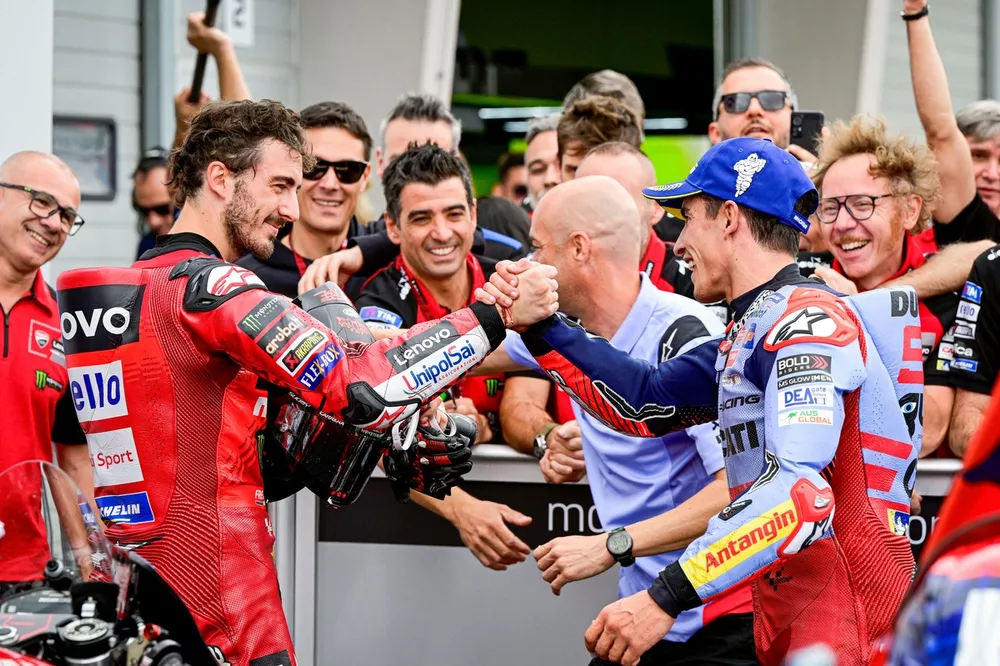 Marc Marquez, Gresini Racing, Francesco Bagnaia, Ducati Team