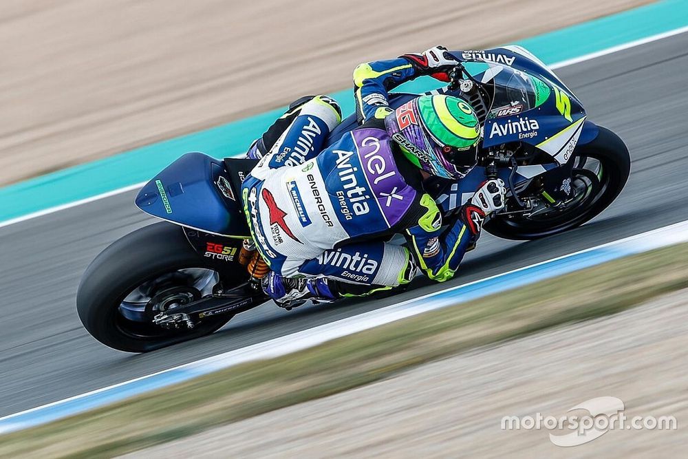Eric Granado pilota a Energica Ergo Corsa da equipe Avintia Sponsorama