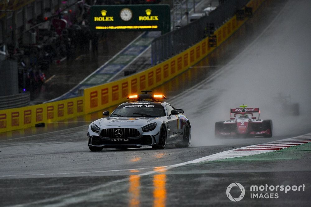 Hevige regenval tijdens F3-race Spielberg