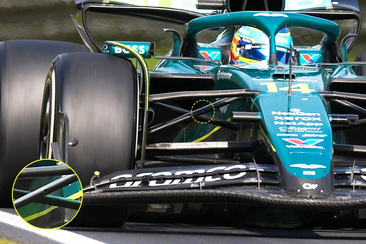 F1 | Aston Martin: sospensione rotta a Monza per un sasso in pista sparato?