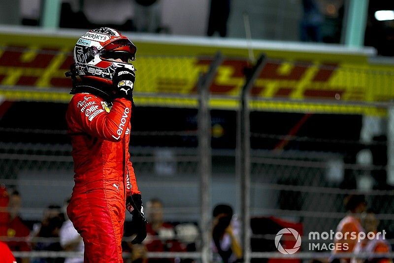 Ganador de la pole Charles Leclerc, Ferrari
