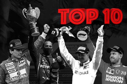 GALERÍA: Top 10 pilotos con más podios en F1