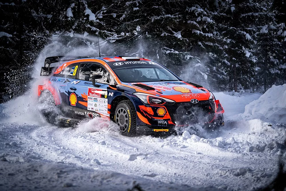Ott Tanak, Martin Jarveoja, Hyundai i20 Coupe WRC  
