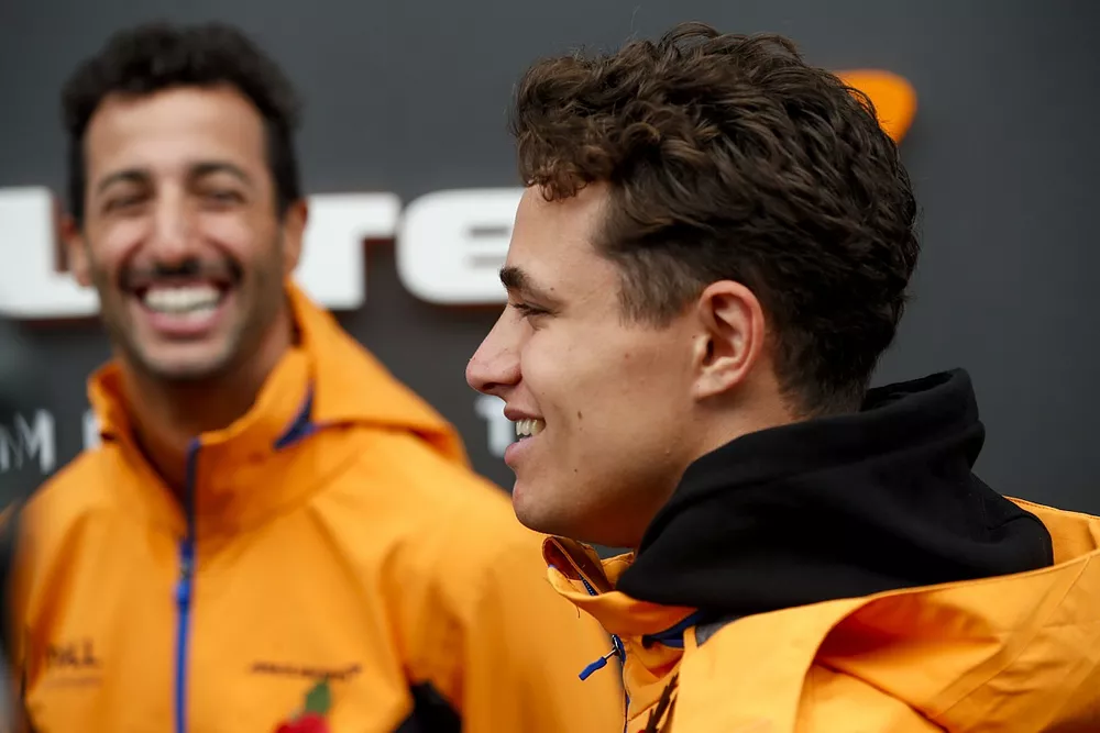 Lando Norris, McLaren en Daniel Ricciardo, McLaren 