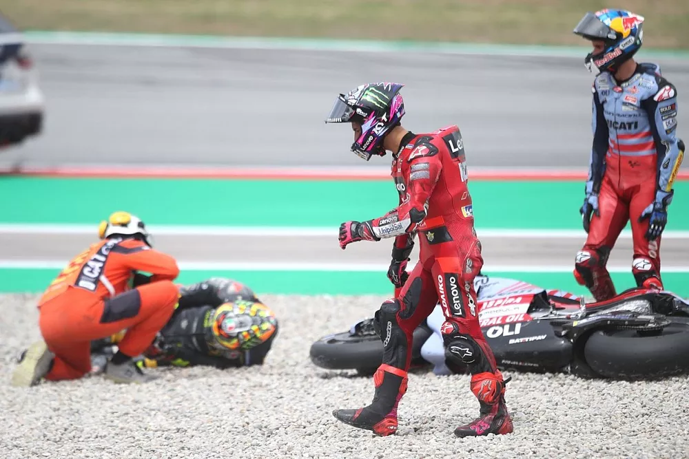 Ca&iacute;da de Enea Bastianini, Ducati Team