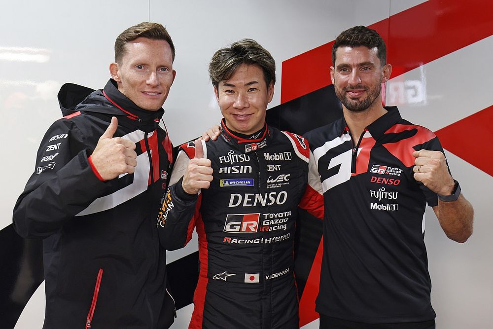 Ganadores de la poe #7 Toyota Gazoo Racing Toyota GR010 - Hybrid: Mike Conway, Kamui Kobayashi, José María López