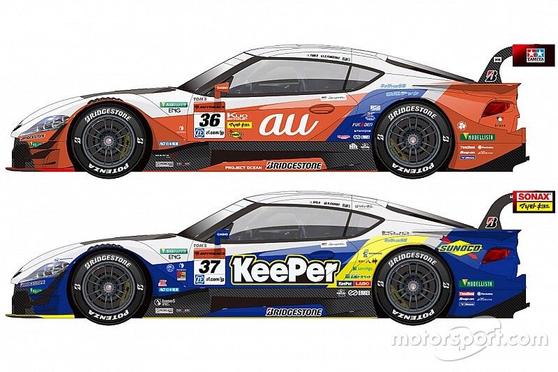 au トムス GR Supra SUPER GT 2020 TOM'S スープラ スーパーGT】トムスがGT500クラスに参戦する36号車、37号車の2020年