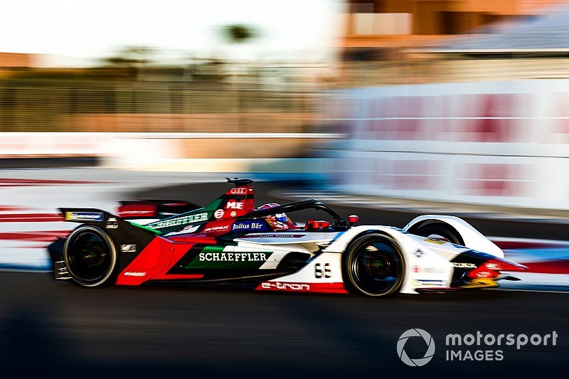 Müller topt Formule E-test in Marrakesh
