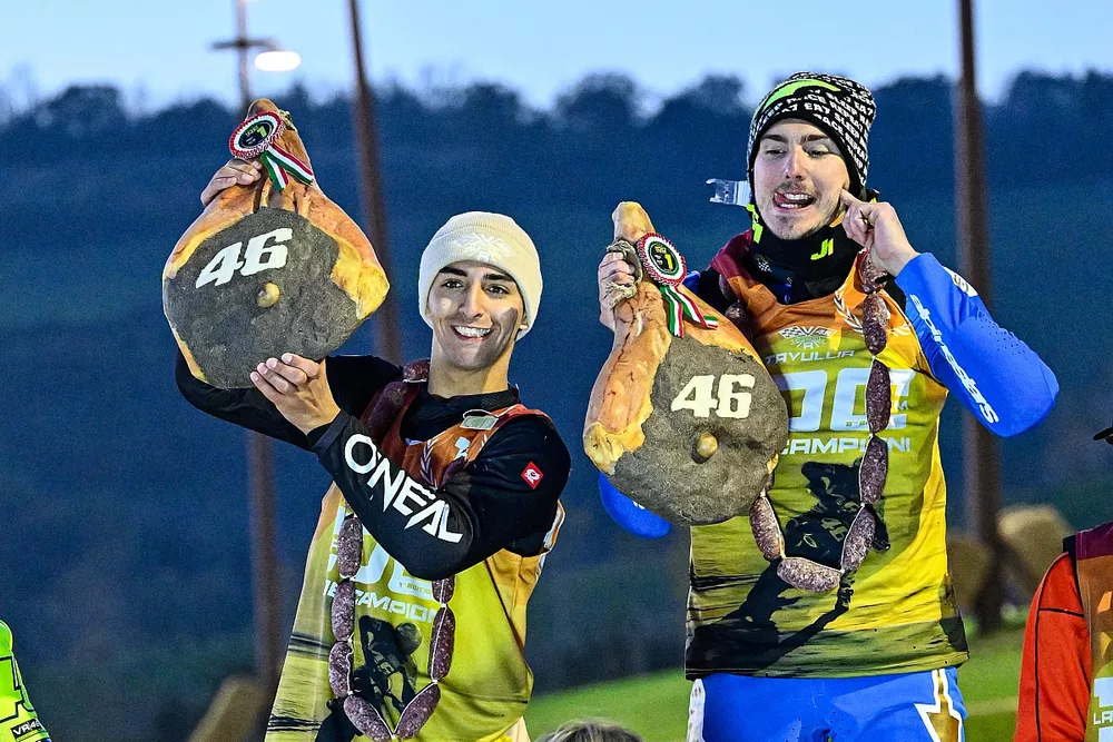 Lorenzo Baldassarri, Elia Bartolini, vincitori della 100Km dei Campioni 2022