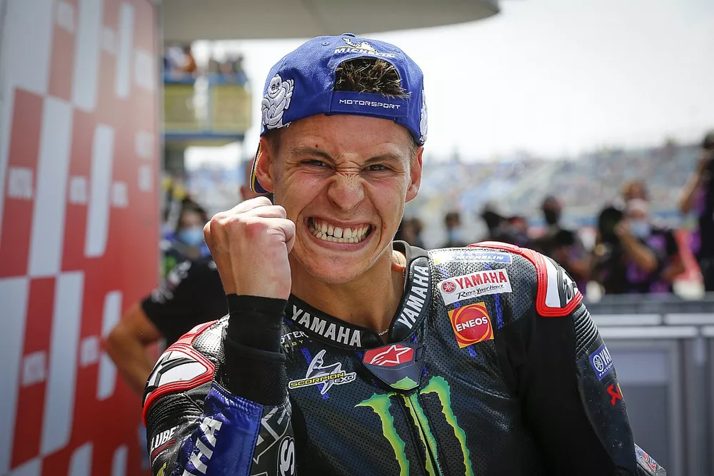 Le vainqueur Fabio Quartararo, Yamaha Factory Racing