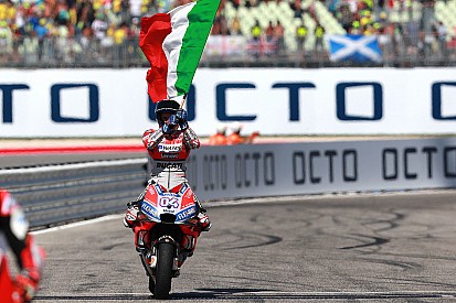 Dovizioso, inalcanzable para Lorenzo y Márquez en Misano