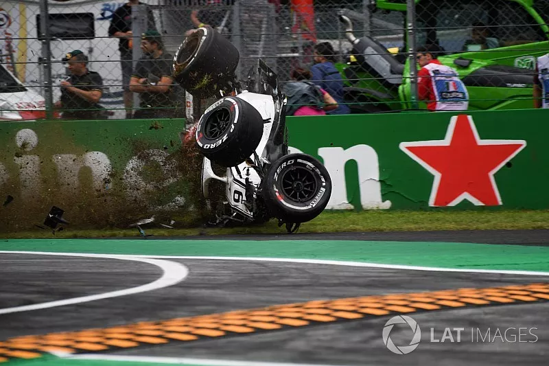 L'accident de Marcus Ericsson, Sauber C37 