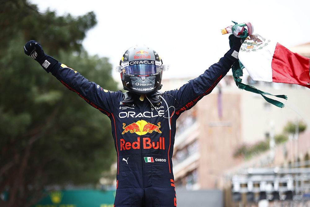 Race winner: Sergio Perez, Red Bull Racing