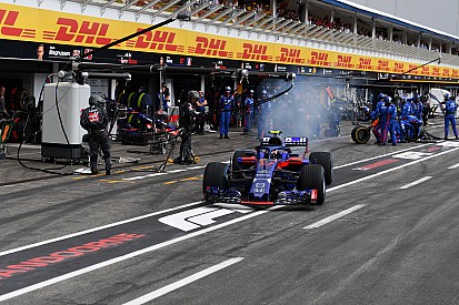 Gasly "no esperaba" la estrategia de neumáticos de Toro Rosso