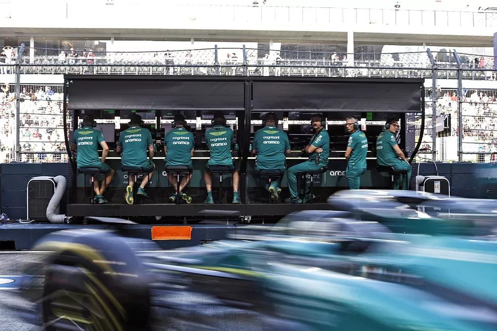 Mike Krack, director de Aston Martin F1 Team, Lance Stroll, Aston Martin AMR23