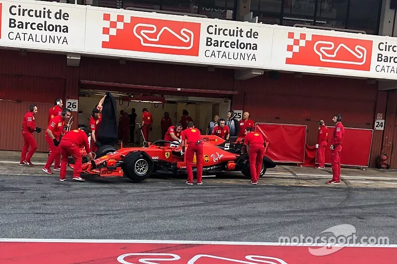 Test Pirelli a Barcellona