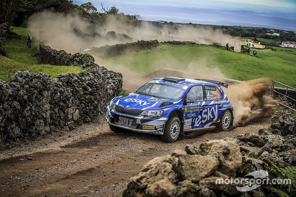 Łukasz Habaj, Daniel Dymurski, Skoda Fabia R5, Rallye Azores, FIA ERC