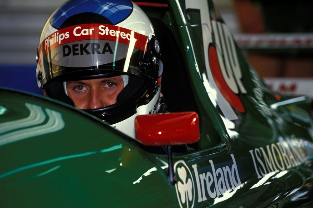Michael Schumacher's used 1991 F1 helmet set for auction