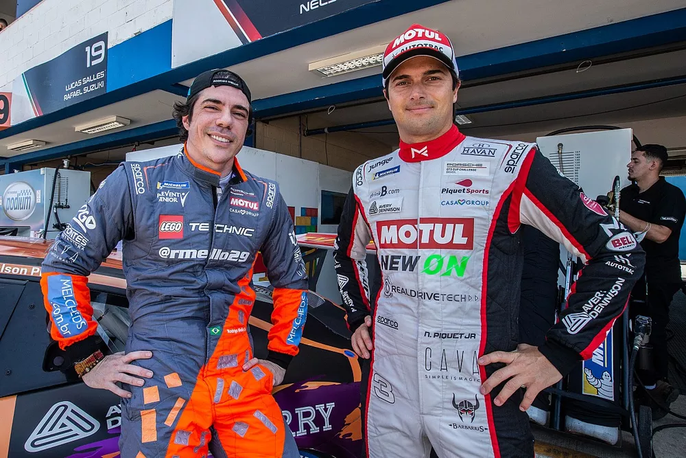 Rodrigo Mello e Nelsinho Piquet