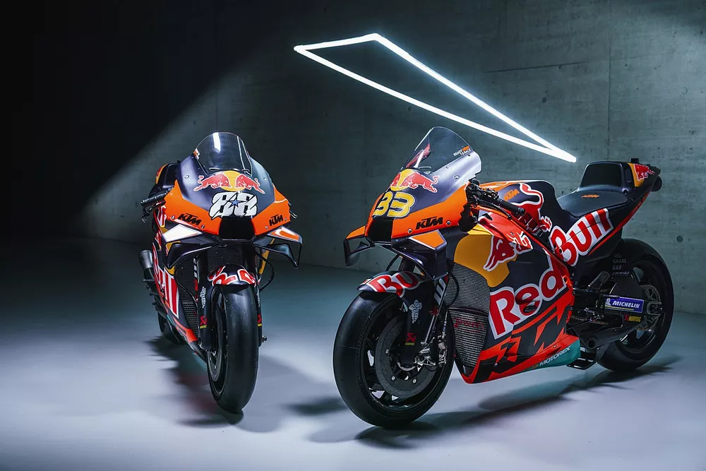 Les motos de l'&eacute;quipe Red Bull KTM Factory pour la saison 2022