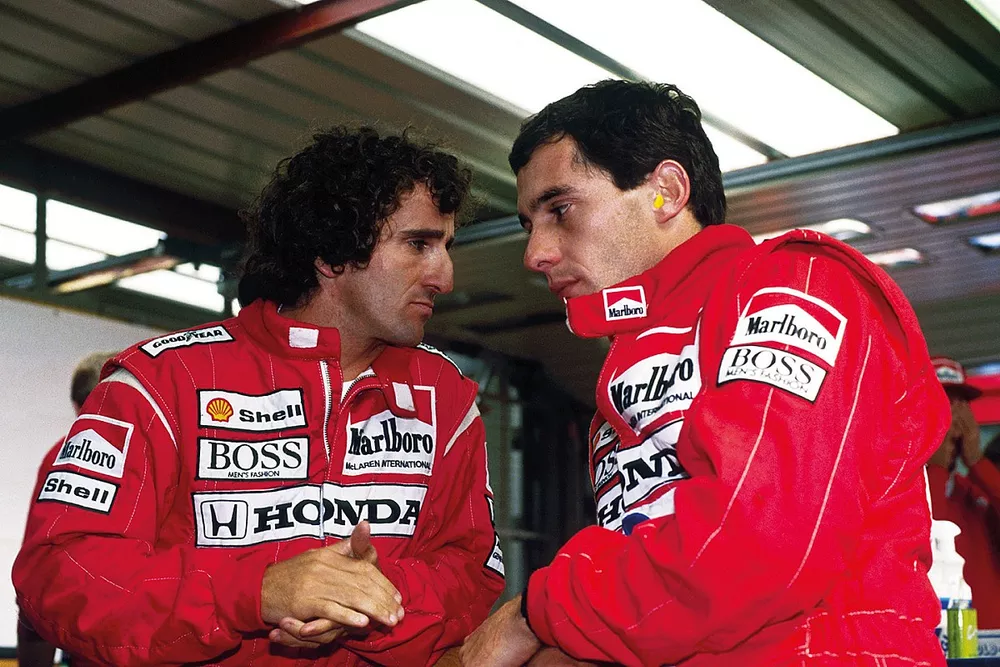 Alain Prost, Ayrton Senna, McLaren