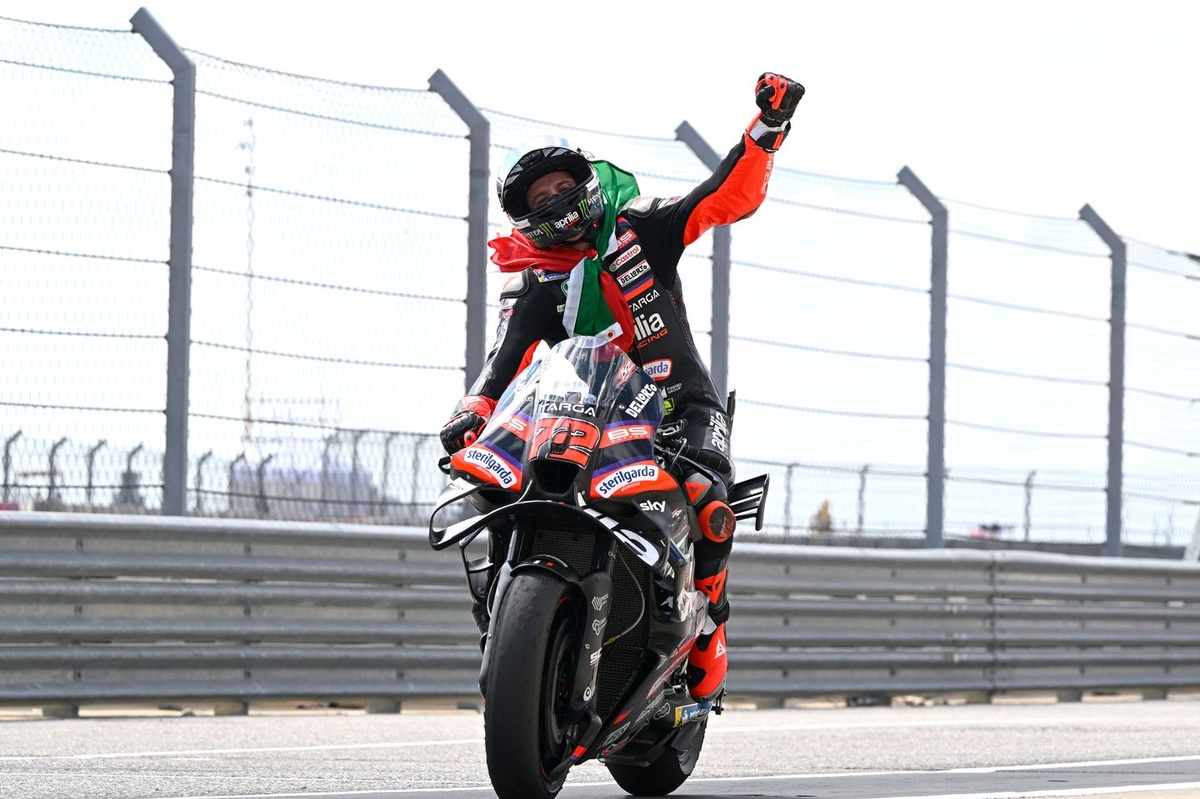 MotoGP | Bezzecchi: "Dopo la Sprint ero abbattuto, l'Aprilia mi ha aiutato a reagire"