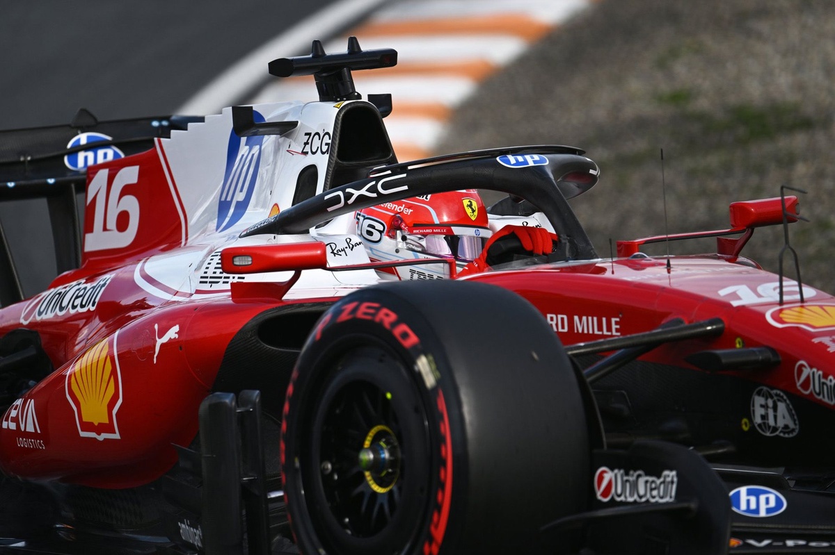 Charles Leclerc Discusses Ferrari's Strategy at Dutch GP Sprint