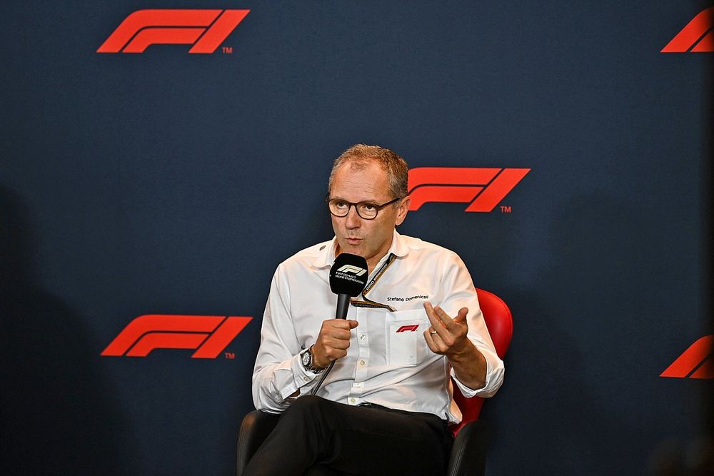 Stefano Domenicali, CEO, Formula 1, announces the launch of the F1 driver academy for female junior racers